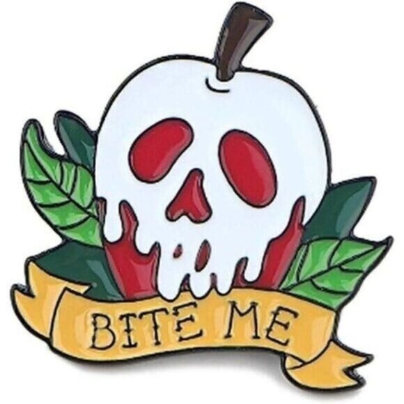 3/20 Bite Me Enamel Pin - Picture 1 of 1